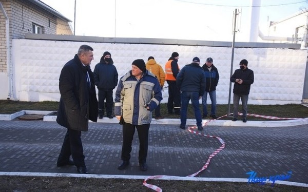 Порыв канализационного коллектора произошел в Барановичах Порыв канализационного коллектора произошел в Барановичах