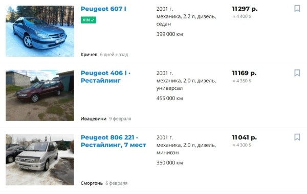 Вот так цены! Сколько стоили «Пассаты» и «бочки» в начале 2000-х в Беларуси