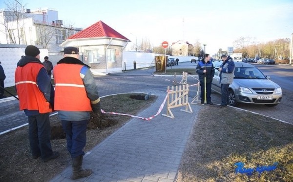 Порыв канализационного коллектора произошел в Барановичах Порыв канализационного коллектора произошел в Барановичах