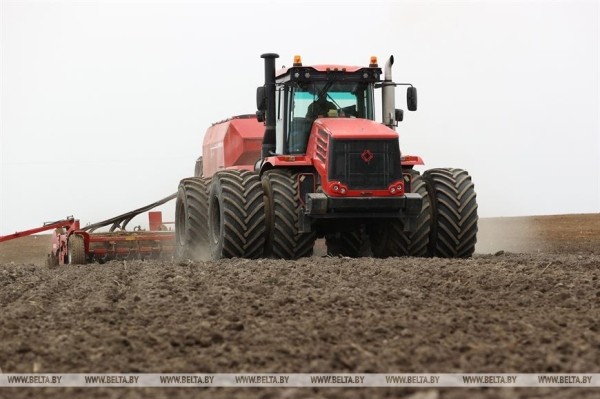 На Брестчине идёт посевная. Фотофакт