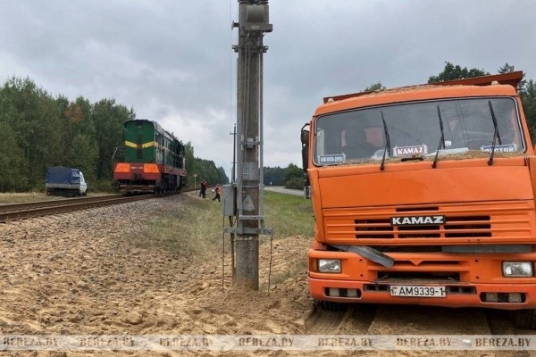 В Брестской области произошло ДТП с участием маневрового вагонного тягача