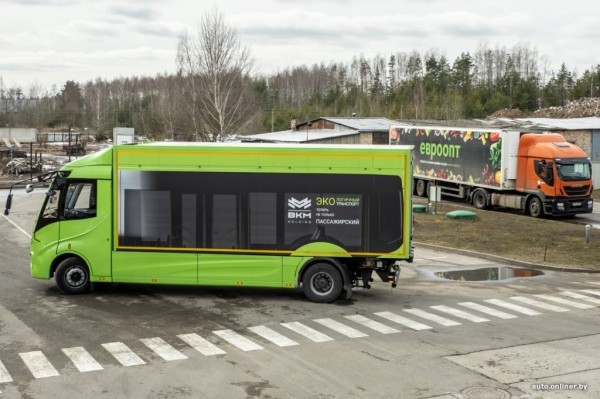 Первый белорусский электрогрузовик испытывают в работе. Как он выглядит Первый белорусский электрогрузовик испытывают в работе. Как он выглядит