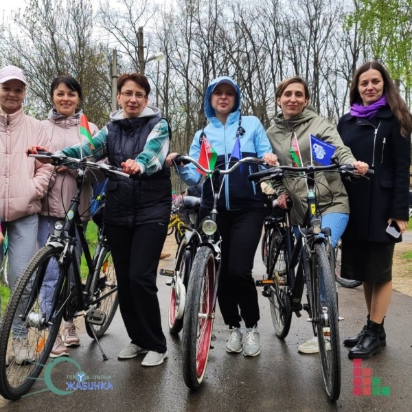 В Жабинке прошел велопробег, посвященный Празднику труда